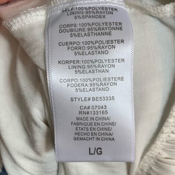 Anthropologie Bethany Pleated Off the Shoulder Dress, size L NWT - Picture 7 of 8